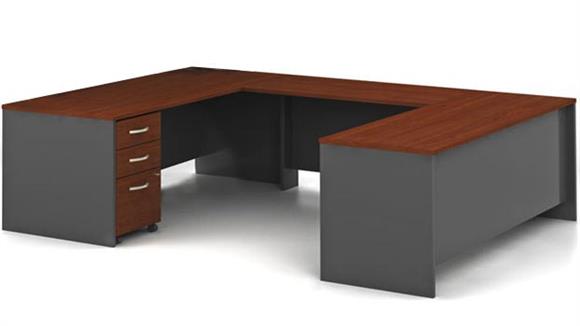 C store shaped desk