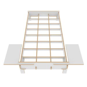 project Bed with attached light tables