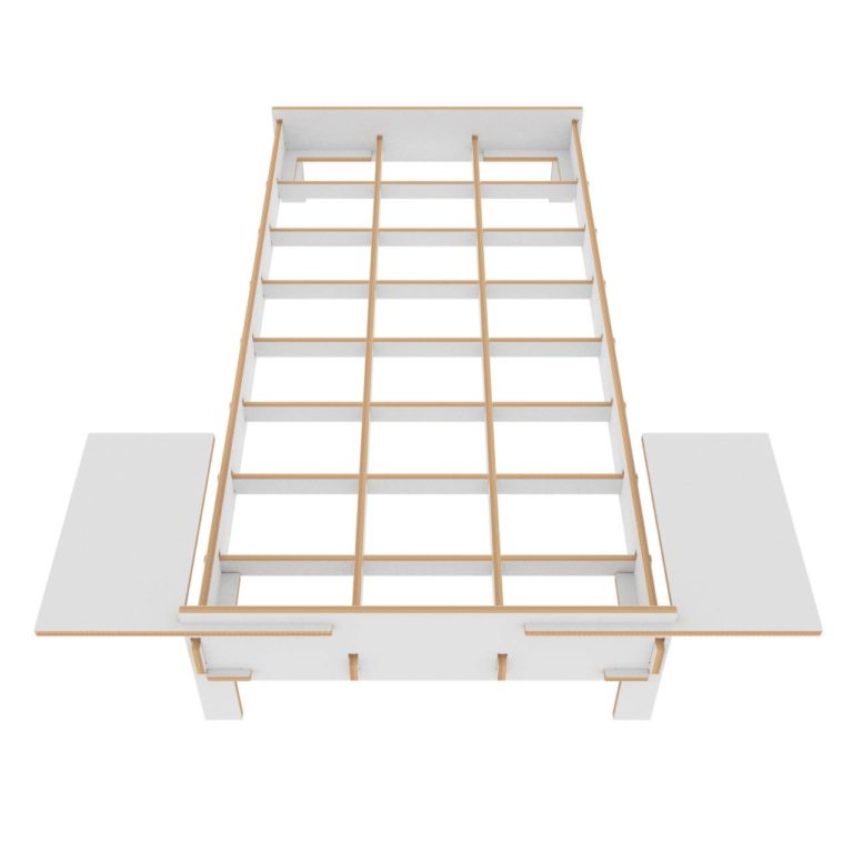 project Bed with attached light tables