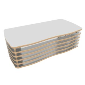 Glossy Gray TV Rack