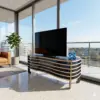 Wavy Rack - Medium Height (50 cm) TV Rack and Stand - Material: 18 mm view