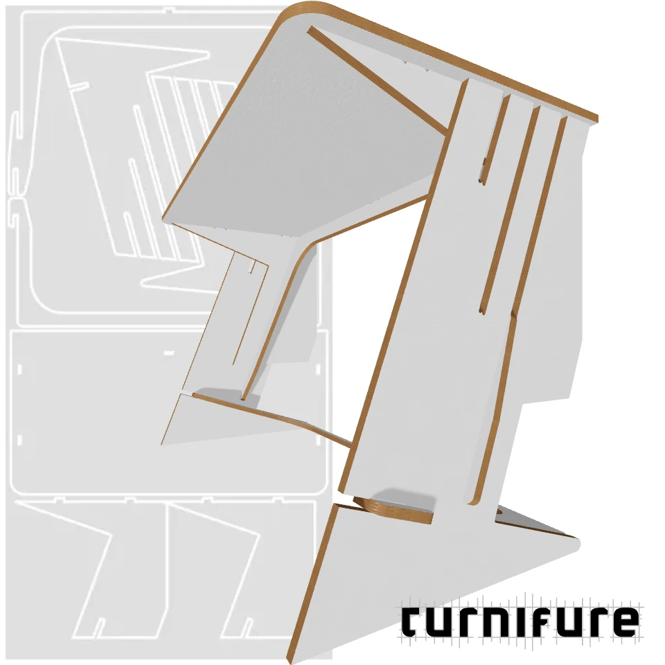 zTandingDesk - Standard Width - Material: 15 mm