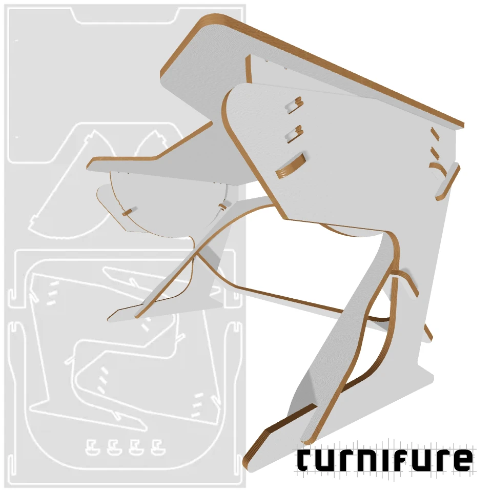 playDesk2 - Standard - Material: 15 mm