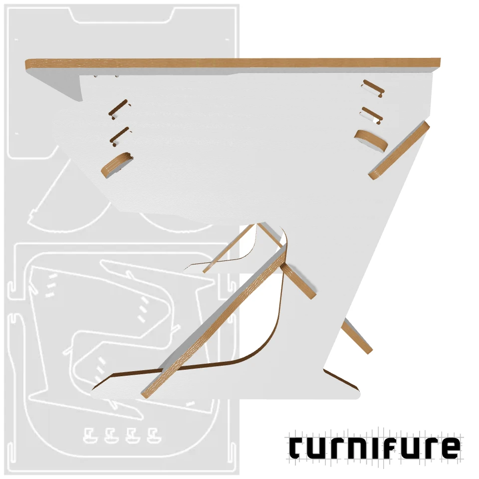 playDesk2 - Standard - Material: 5/8 in
