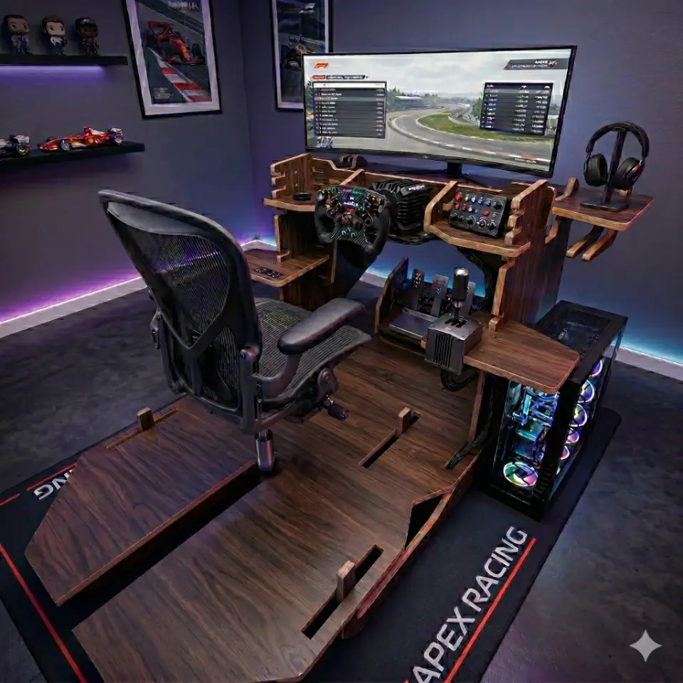 Rockpit - Sim Racing Cockpit - Standard - Material: 19.05mm view