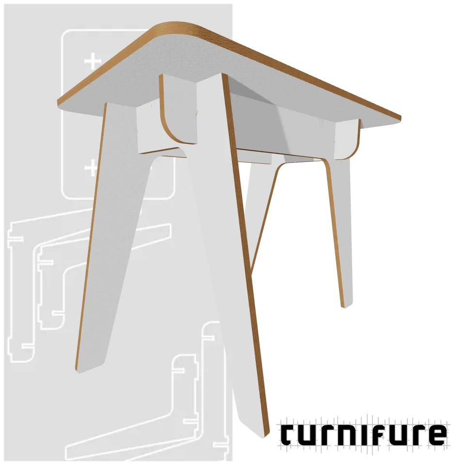 flexTable - Coffee Table - Material: 5/8 in