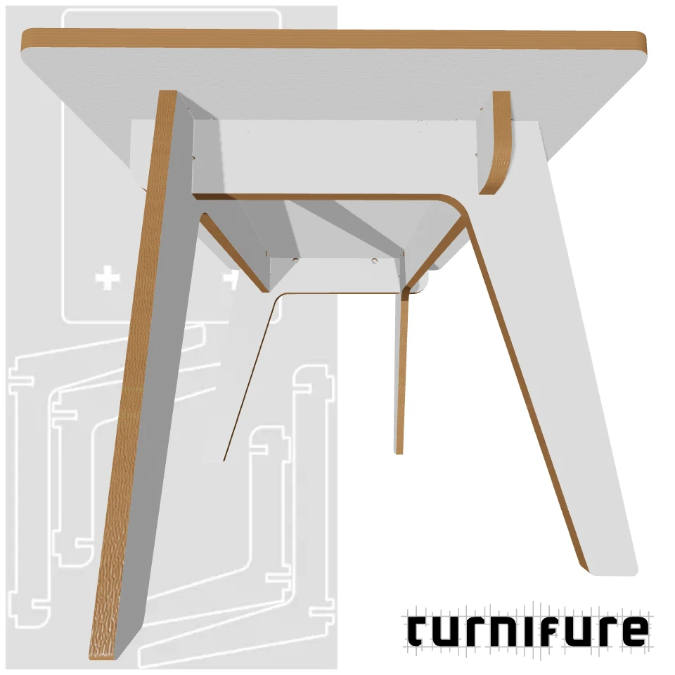 flexTable - Large Desk - Material: 25 mm