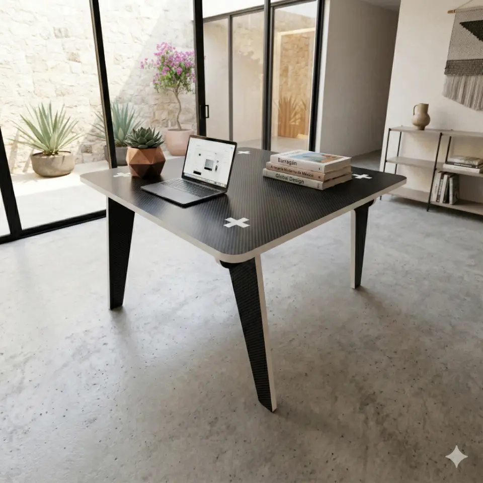 flexTable - Square Dining - Material: 1 in view
