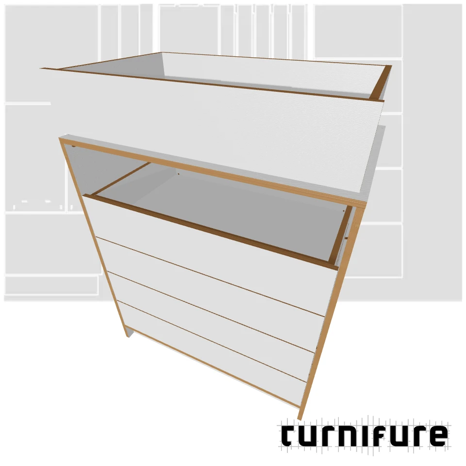 Drawer Cabinet - Workshop Chest - Material: 15 mm