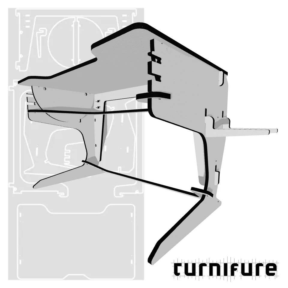 playDesk3 - Large - Material: 15 mm