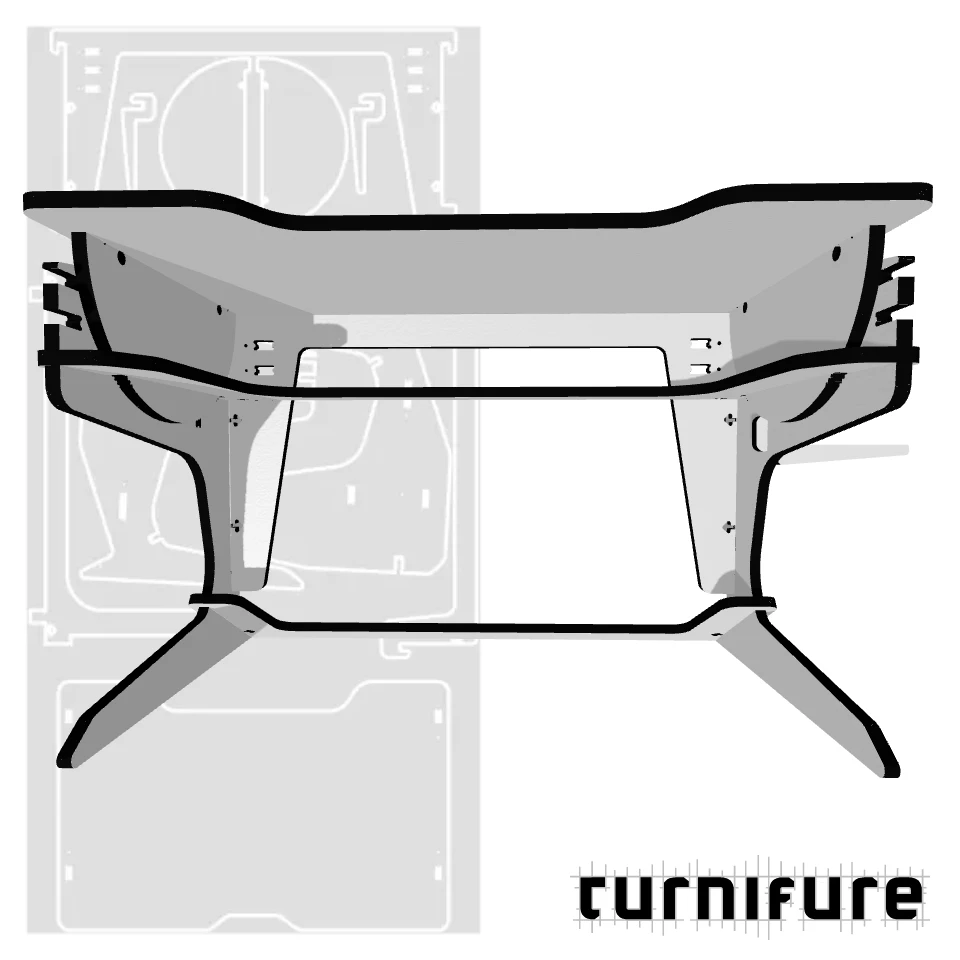 playDesk3 - Large - Material: 3/4 in