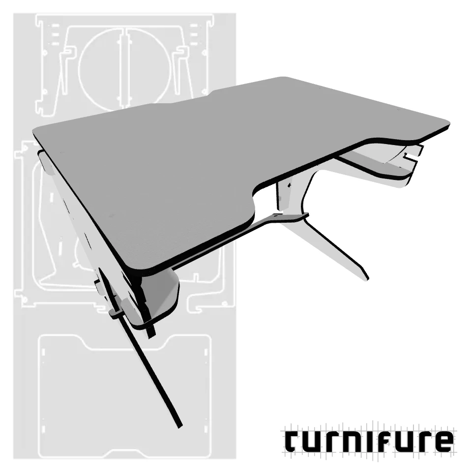 playDesk3 - Mini - Material: 15 mm