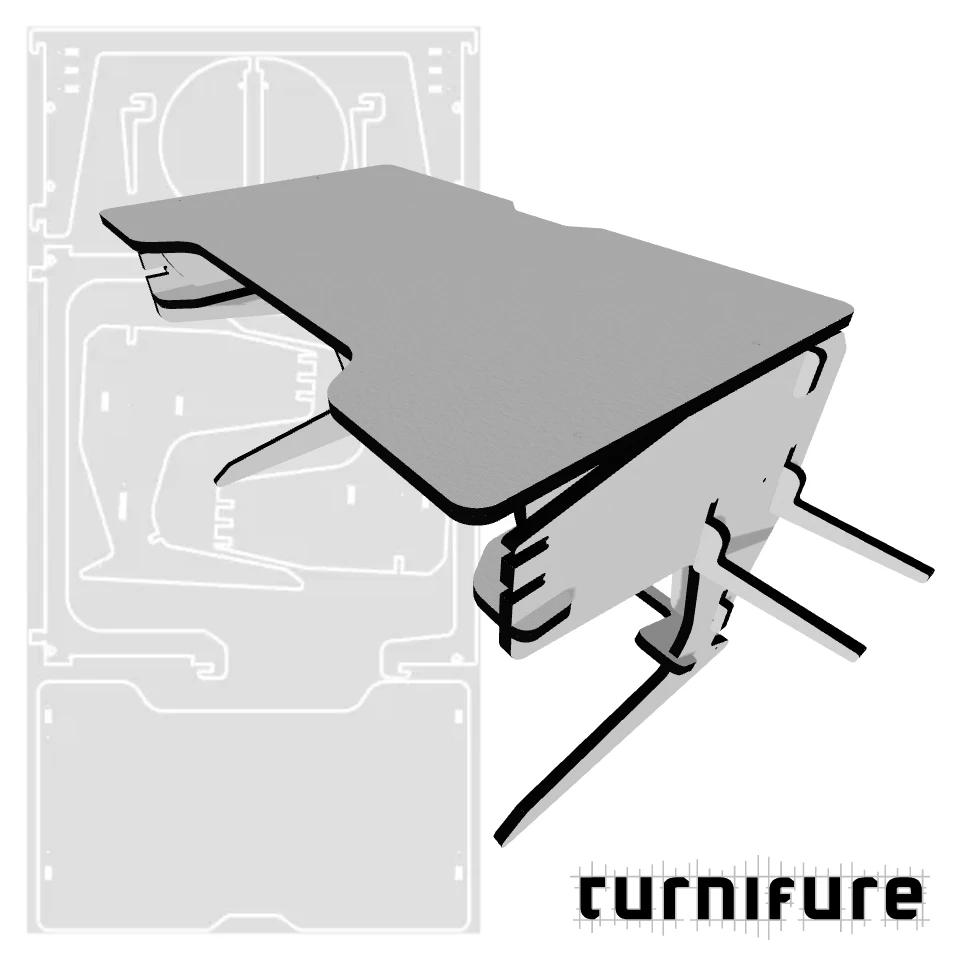 playDesk3 - XL - Material: 3/4 in